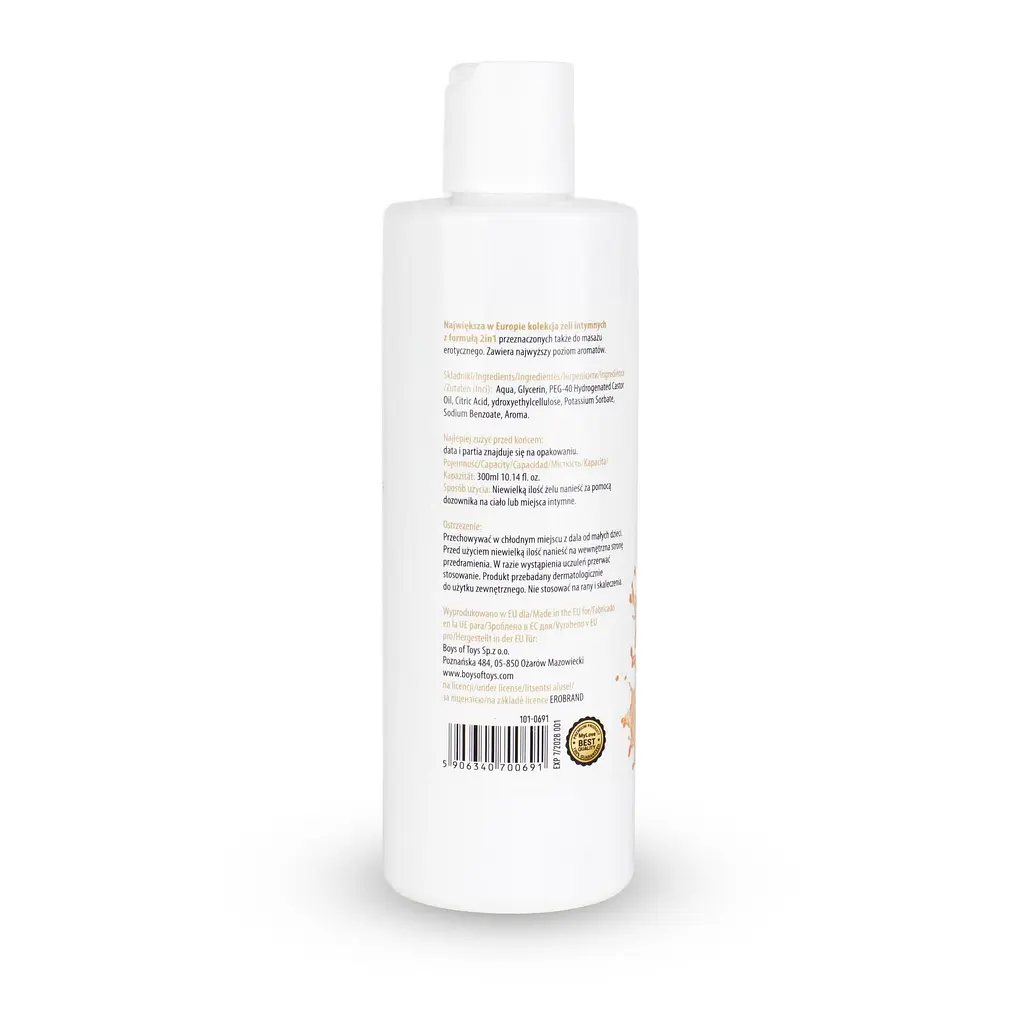 Лубрикант Boys Of Toys MyLove Aroma Series IntimMassage Peach 2в1 та масажний гель, 300 мл - фото 6