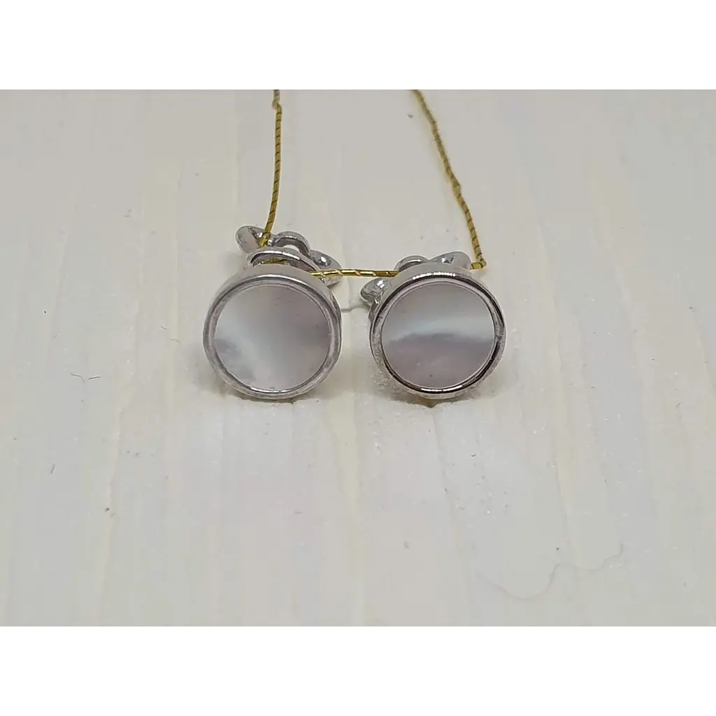 Золоті сережки Платон з перламутром. 3С196/68Б - фото 3