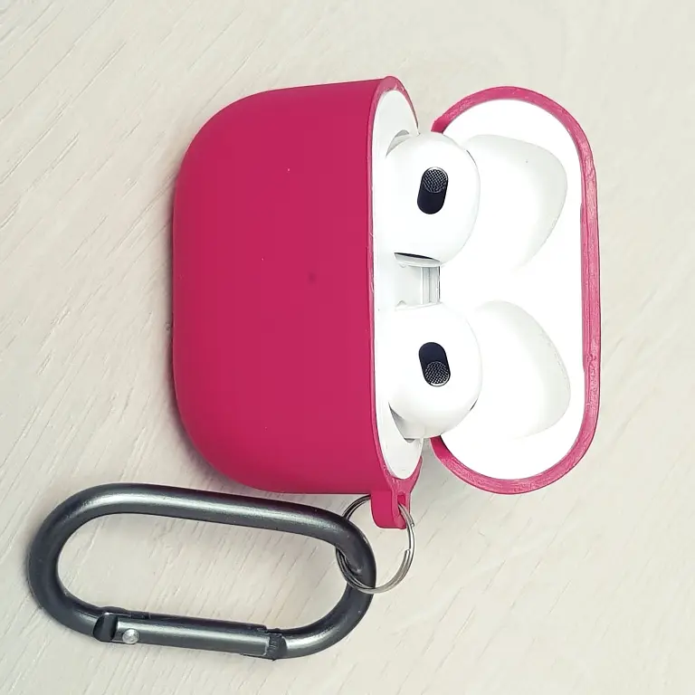 Чохол для Airpods 3 силікон з мікрофіброй  - фото 18