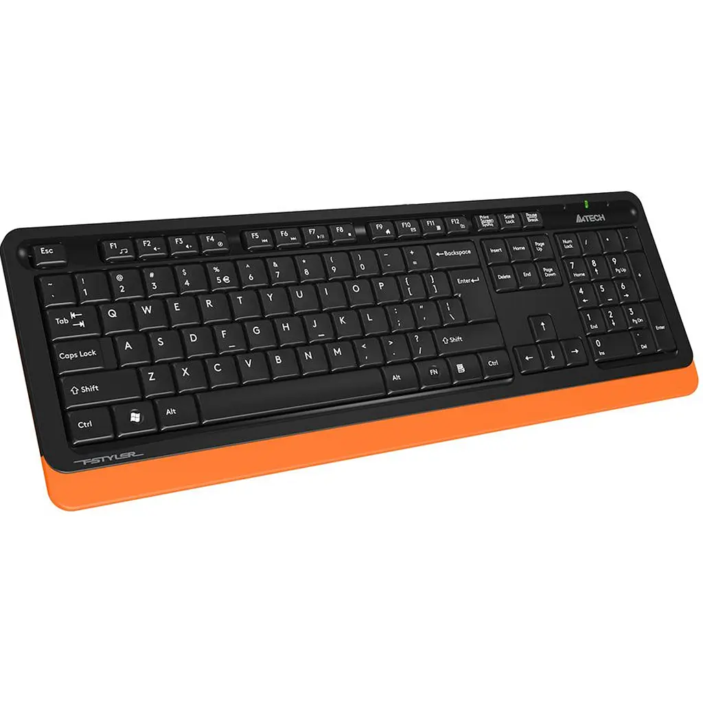Комплект (клавіатура + миша) A4Tech Fstyler FG1010 Black/Orange [114624] - фото 6