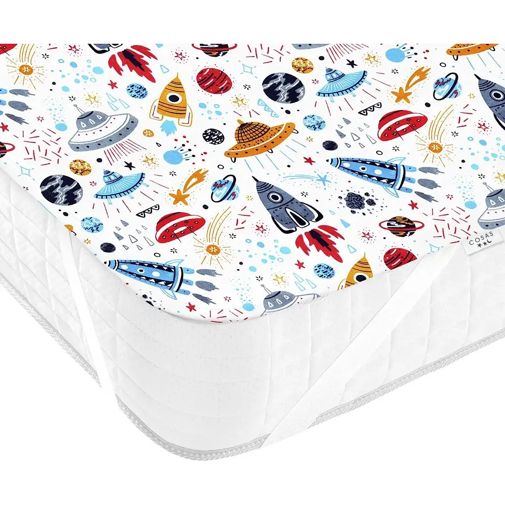 Наматрасник непромокаемый Cosas SpaceColor 70х120 см терракотовый (WaterSheet_SpaceColor_120) - фото 4