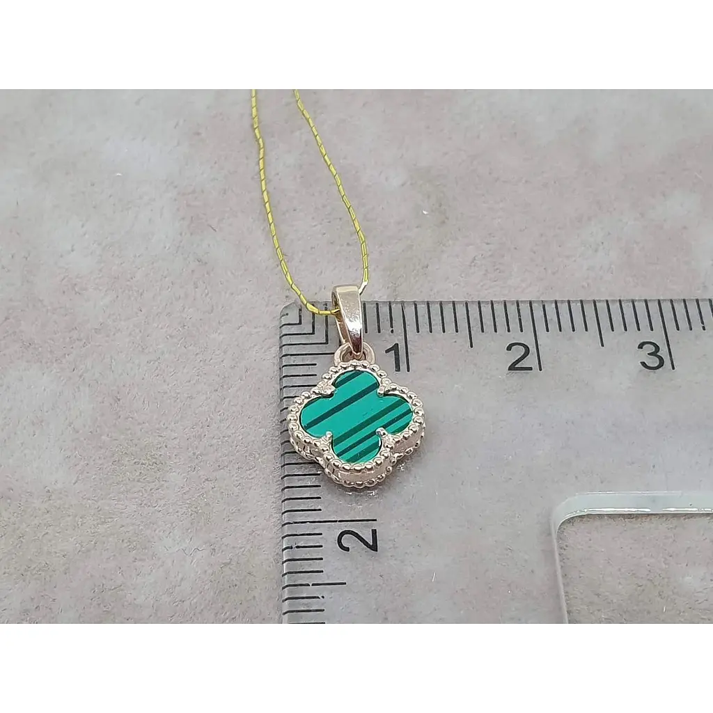 Золота підвіска Платон Конюшина з малахітом. 1П125/71Б - фото 4