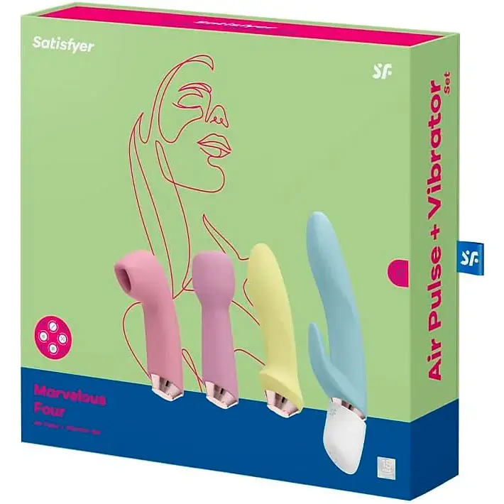 Подарочный набор секс-игрушек Satisfyer Marvelous Four (SO6733) [95347] - фото 20
