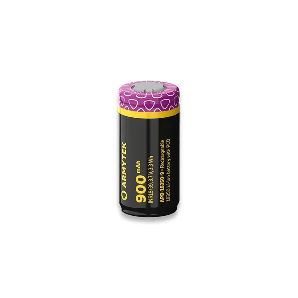 Акумулятор літієвий 18350 Li-Ion Armytek (900mAh)