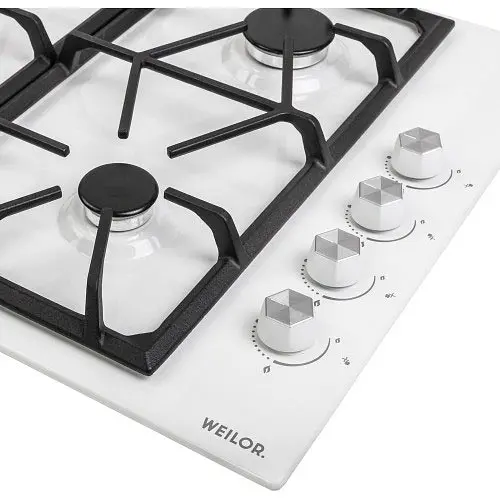 Варильна поверхня Weilor GM W 634 газова WH - фото 4