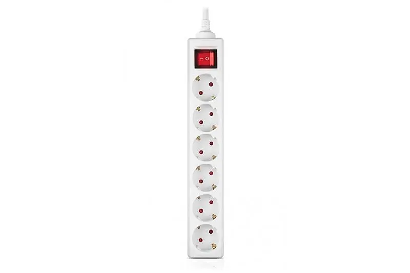Фильтр питания REAL-EL RS-6 Protect M 5м White (EL122300035) - фото 2