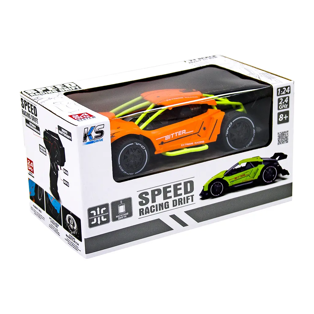 Машинка на радіокеруванні Sulong Toys Speed Racing Drift Bitter помаранчевий (SL-291RHO) - фото 10