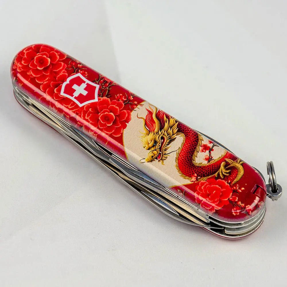 Ніж Victorinox Climber Zodiac 91мм 14функ Китайський червоний дракон - фото 2
