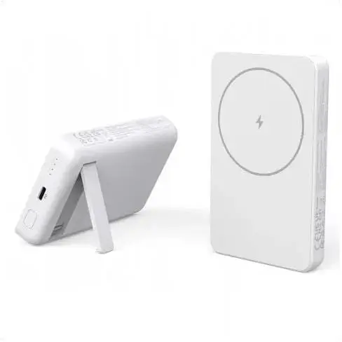 Беспроводной внешний аккумулятор Choetech B651 10000mAh магнитный белый B651-CCWH - фото 2