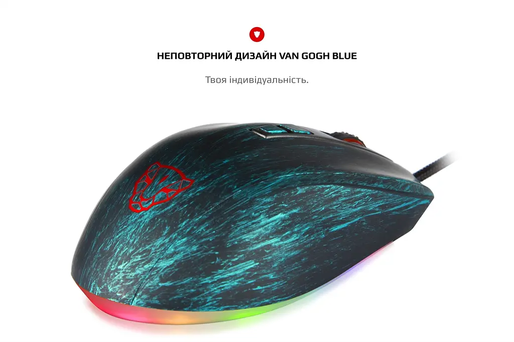 Миша Motospeed V60 (mtv60van) Van Gogh Blue USB - фото 5
