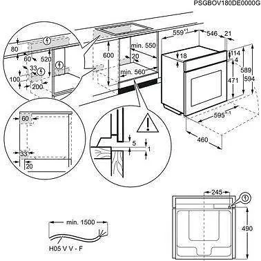 Духовка электрическая Electrolux EOB7S31V - фото 9