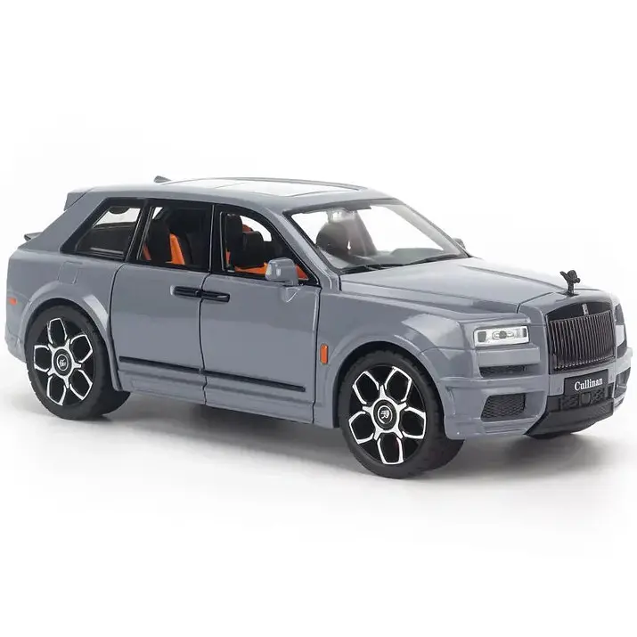 Колекційна металева модель автомобіля АвтоЕксперт Rolls-Royce Cullinan з інерцією, світлом та звуком 1:24 - фото 4