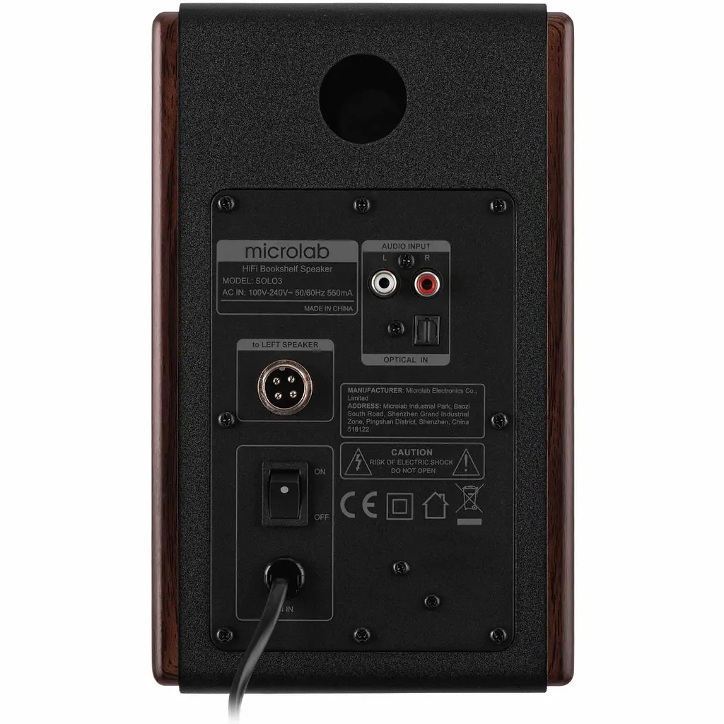Акустична система 2.0 Microlab SOLO 3, 40Вт, темно-коричнева - фото 3