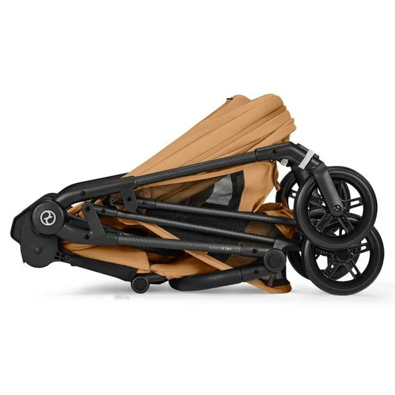 Коляска Cybex Melio 2 в 1 Carbon Cinnamon Yellow - фото 8