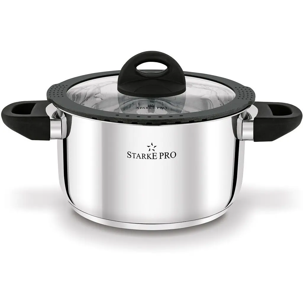 Набір посуду Starke Pro Sante LKA-194HMYIO-8PCS-BLACK 8 предметів (LK240506) - фото 2