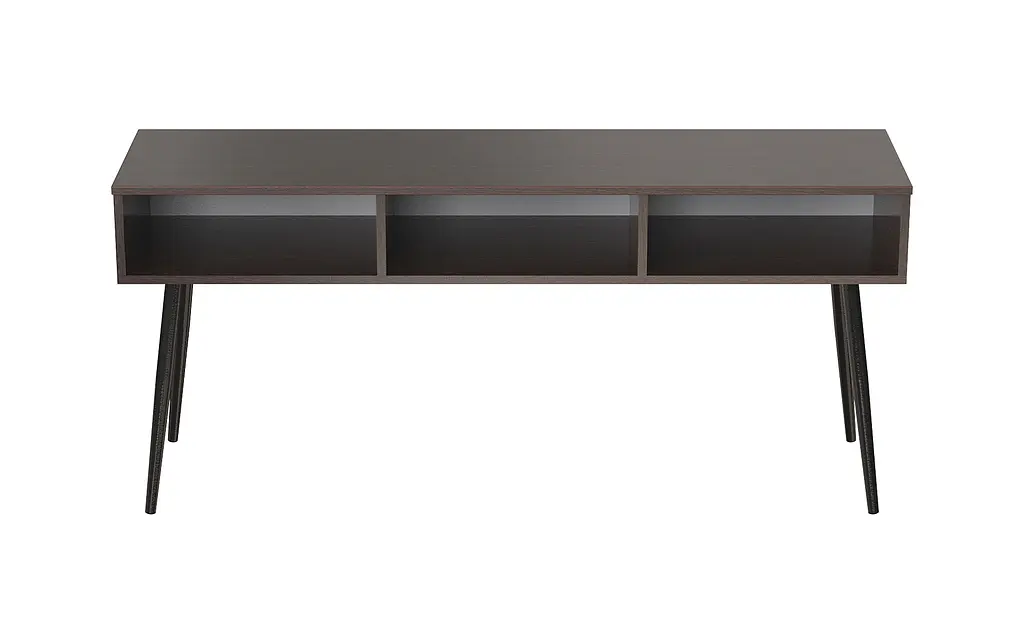Тумба под телевизор Кентукки Ferrum-decor 45x139x38 Черный металл ДСП Венге Магия 16 мм. (FRD-106729) - фото 3