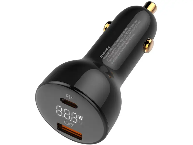 Автомобільний зарядний пристрій ColorWay Power Delivery Port PPS USB Black (CW-CHA044PD-BK) - фото 2