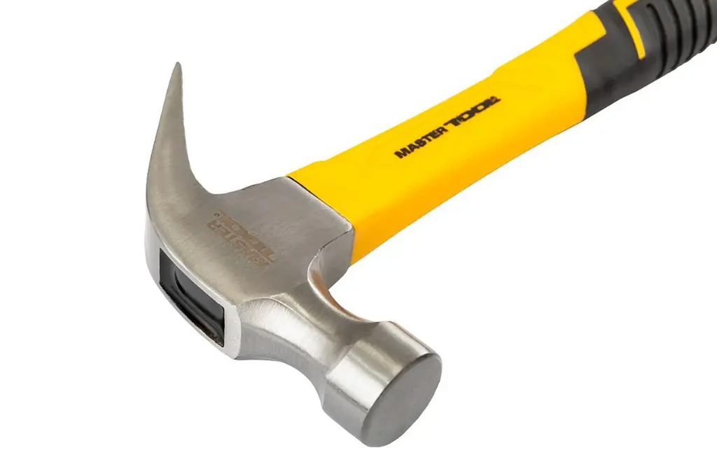 Столярний молоток MasterTool 450г рукоятка фібергласс - фото 3