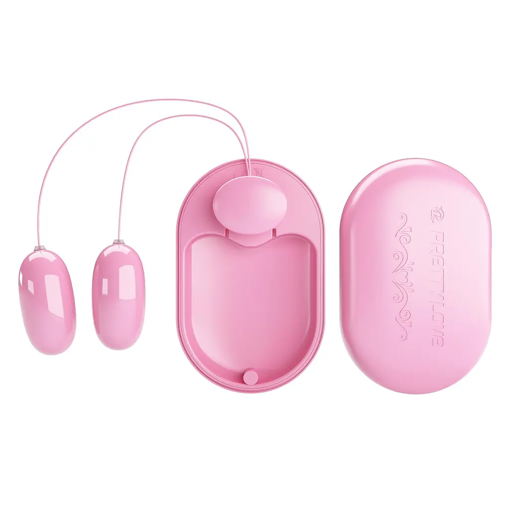 Набор из виброяиц Pretty Love Fun Box розовый - фото 5
