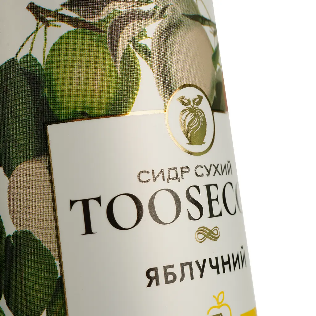 Сидр Toosecco Яблочный обычный газированный сухой 0.33 л ж/б - фото 3