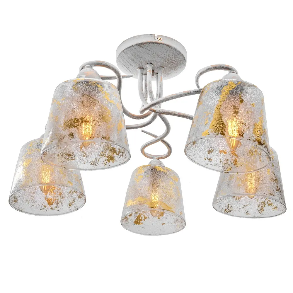 Люстра потолочная Brille классическая E14 40W WH (BKL-595C/5) - фото 2