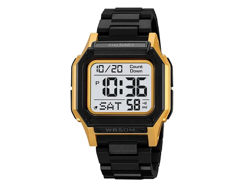 Чоловічий наручний годинник 2264BKGDWT Black-Gold-White Skmei acs0030089 - фото 2