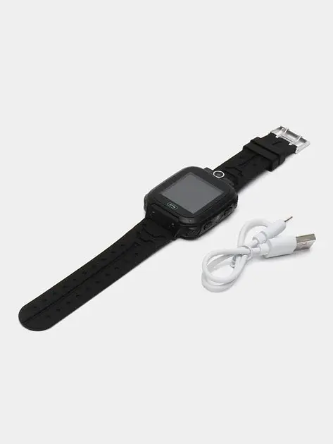 Дитячий смарт годинник-телефон Baby Smart Watch Q15 з GPS-трекером, SIM-картою, Black - фото 2