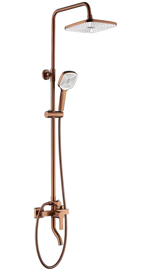 Душова система з виливом Rea Argus brushed copper REA-P3001 - фото 5