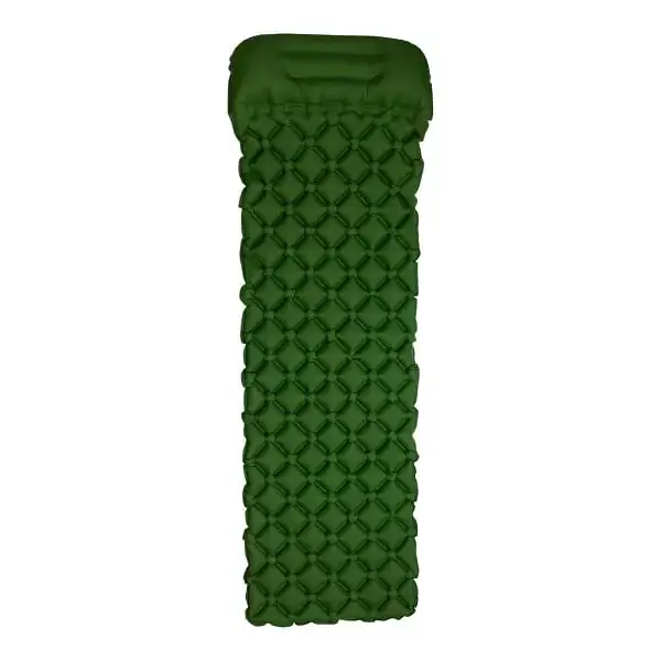 Матрац надувний Lugi із TPU 190х55х3 см з подушкою зелений SJ-0084GR - фото 2