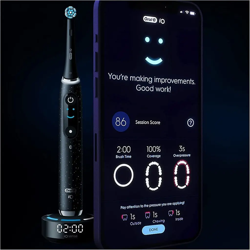 Електрична зубна щітка Oral-B iO Series 10 Cosmic Black [77793] - фото 7