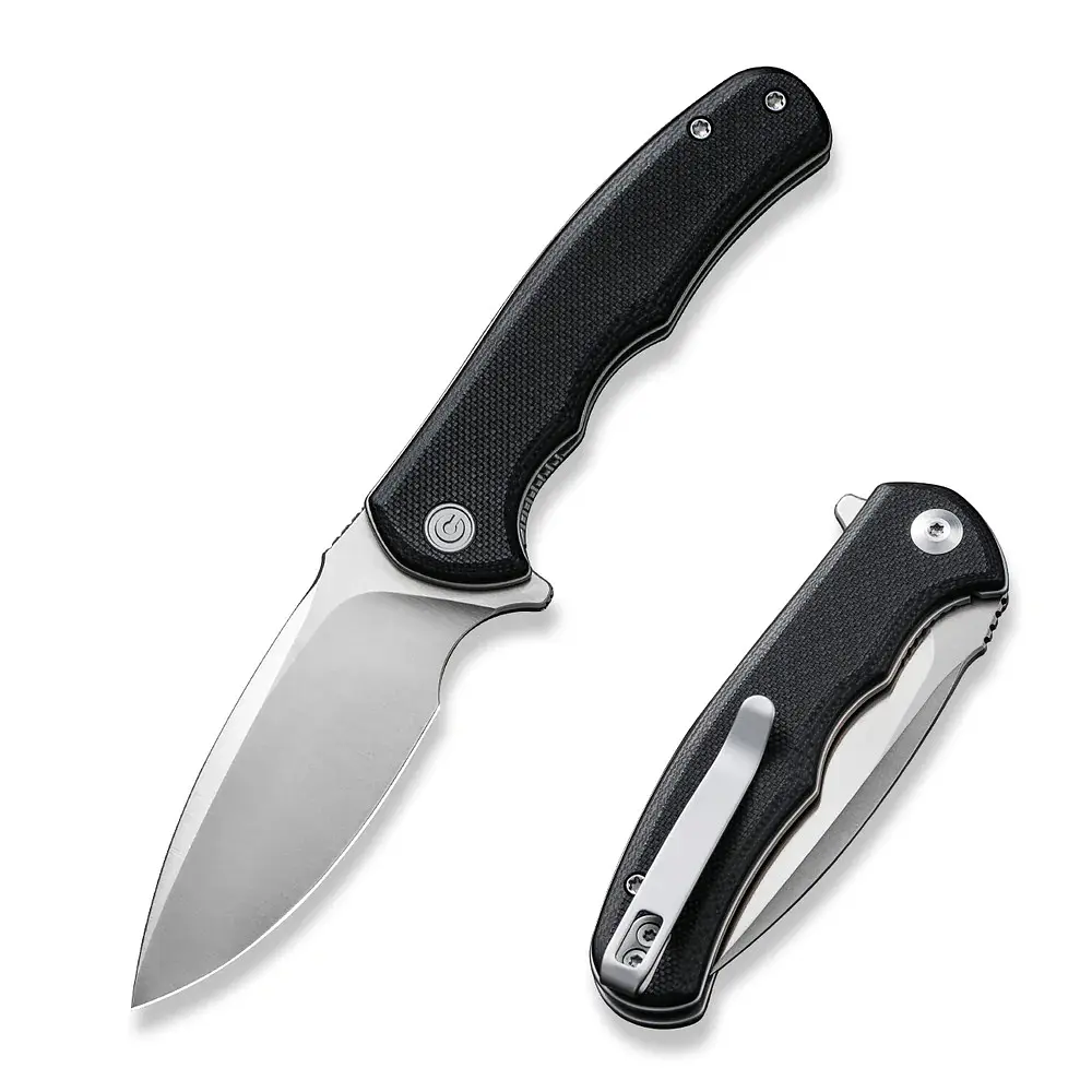 Ніж складаний кишеньковий Civivi Mini Praxis, (7.5 см) D2 / G10 чорний - фото 8