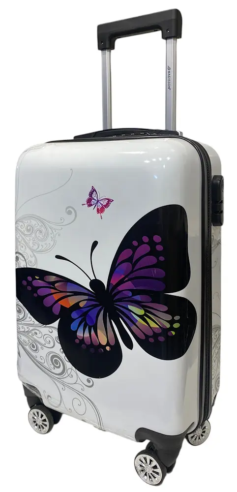Валіза маленька Madisson Snowball 26820 з полікарбонату 30 л 55×35×20 см Біла