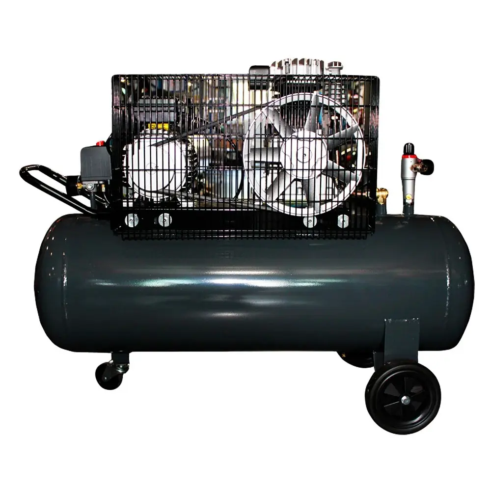 Компресор виского тиску ремінний GTM KCH2070B-100L (100 л, 300 л/хв, 2.2 кВт, 220-240 В) - фото 2