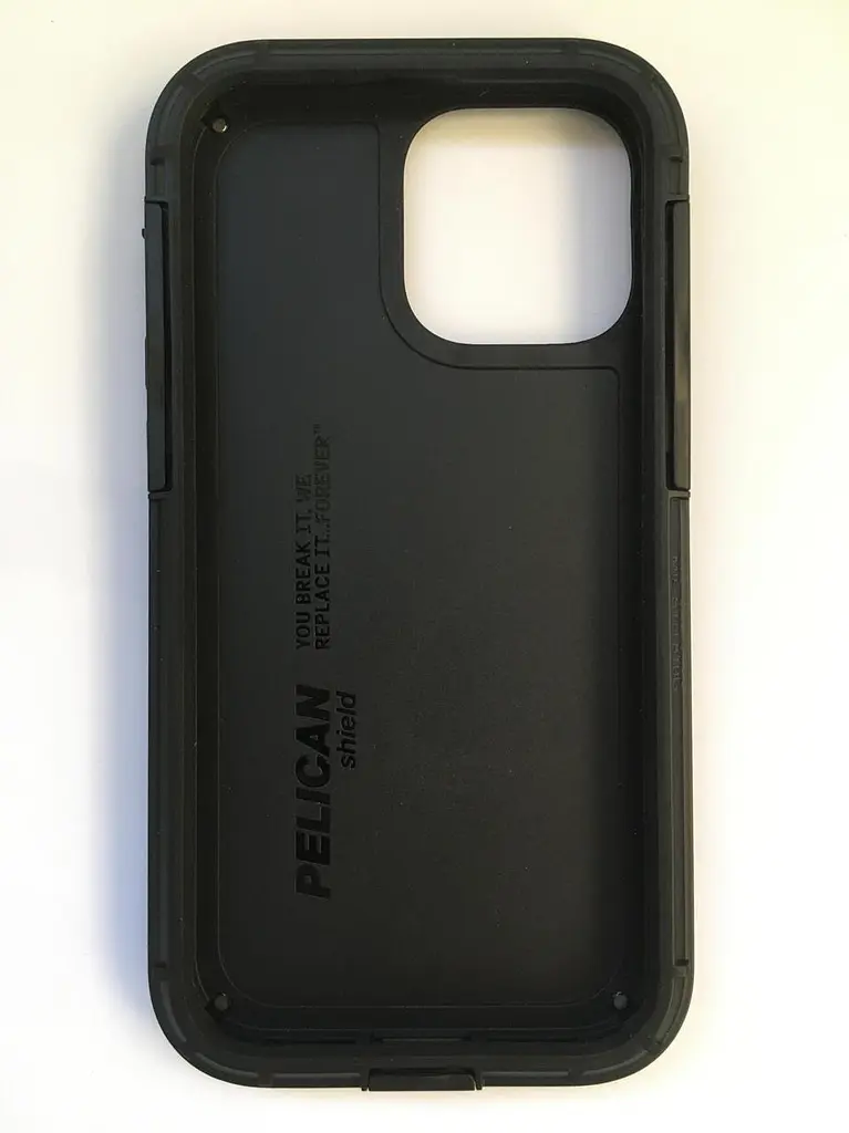 Протиударний чохол для iPhone 13/14 Pelican Shield Kevlar Black аналог OtterBox Defender з кліпсою - фото 3