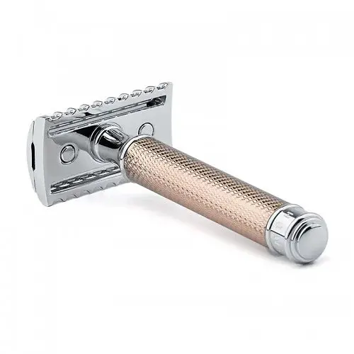 Станок для Гоління Т-подібний Muhle R41 Rosegold Traditional Razor Open Comb - фото 2