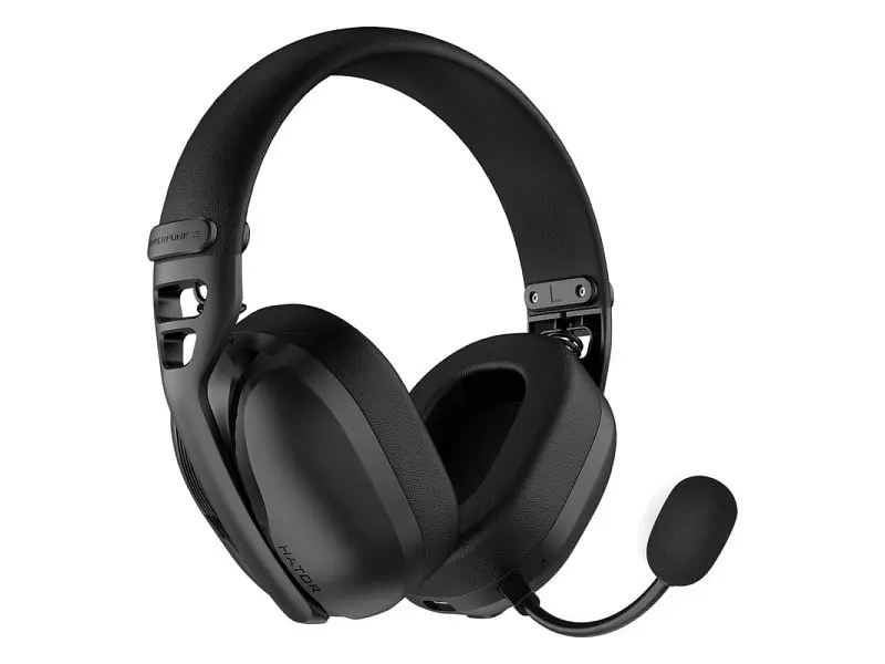 Навушники з мікрофоном Hator Hyperpunk 3 Wireless Black (ESH15)