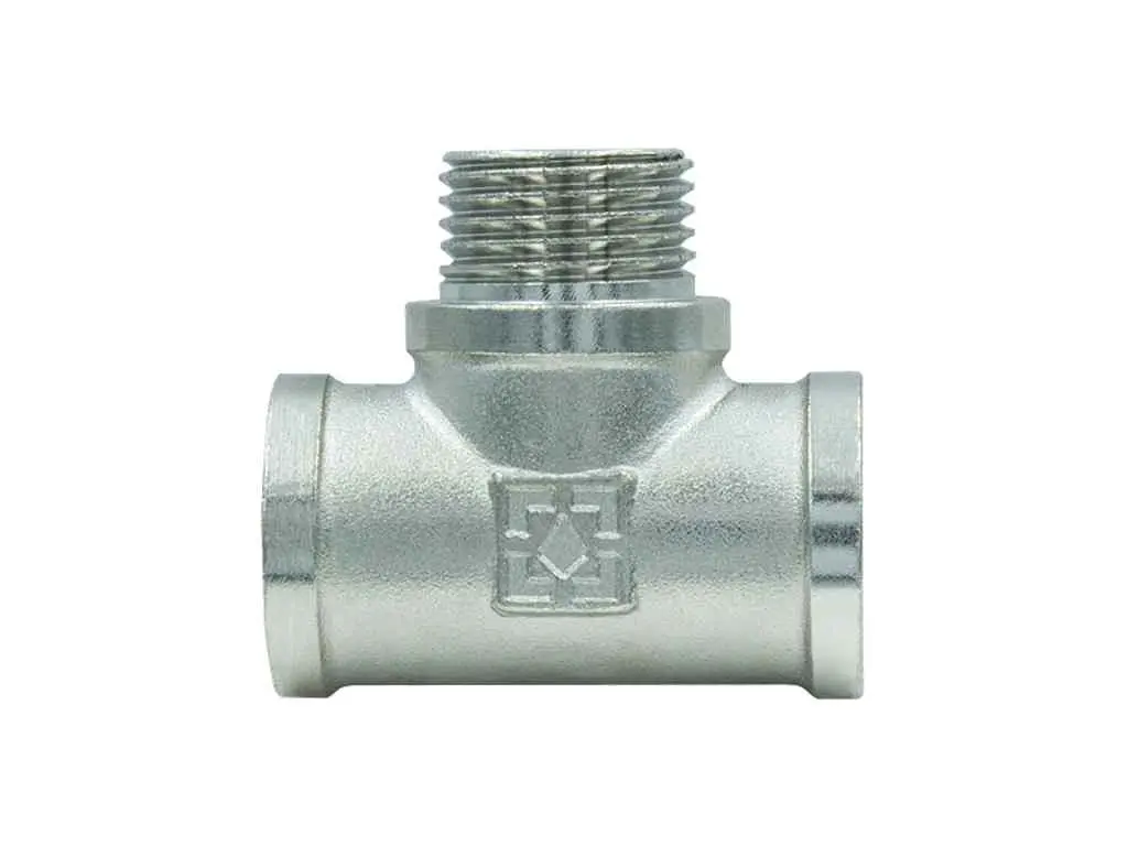 Трійник RAFTEC 1/2" ВЗВ, DN15, нікель, TVNV010101 - фото 5