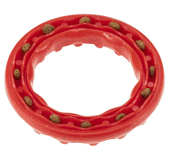 Іграшка для собак Ferplast Ring Smile Extra Small червоний Ø 8.5 x 1.7 см 86790012 - фото 2