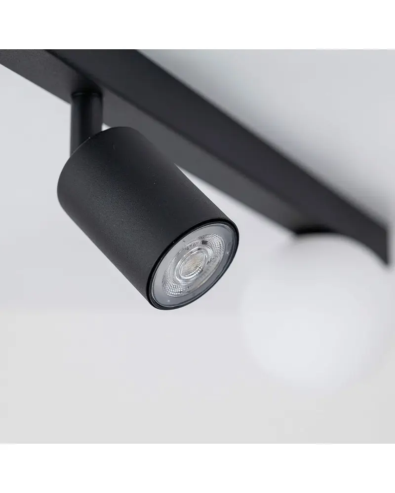 Світильник поворотний, спот TK Lighting 10000 Vox GU10+G9 2x10+6W IP20 Bk - фото 3