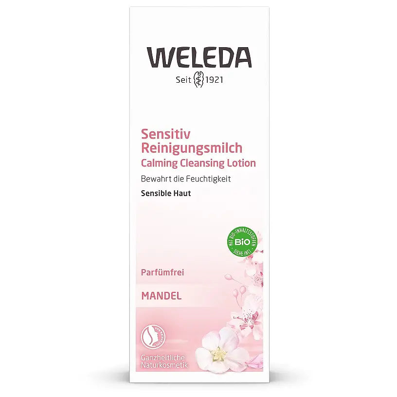 Очищуюче молочко для обличчя Weleda Мигдальне сенситив, 75 мл (008031DE) - фото 2