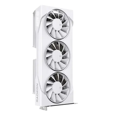 Відеокарта Radeon RX 9060 XT, XFX, Swift Triple OC Gaming (White Edition), 16Gb GDDR6, 128-bit, HDMI/2xDP, 3320/20000 MHz, 8-pin (RX-96TS316W7) - фото 3