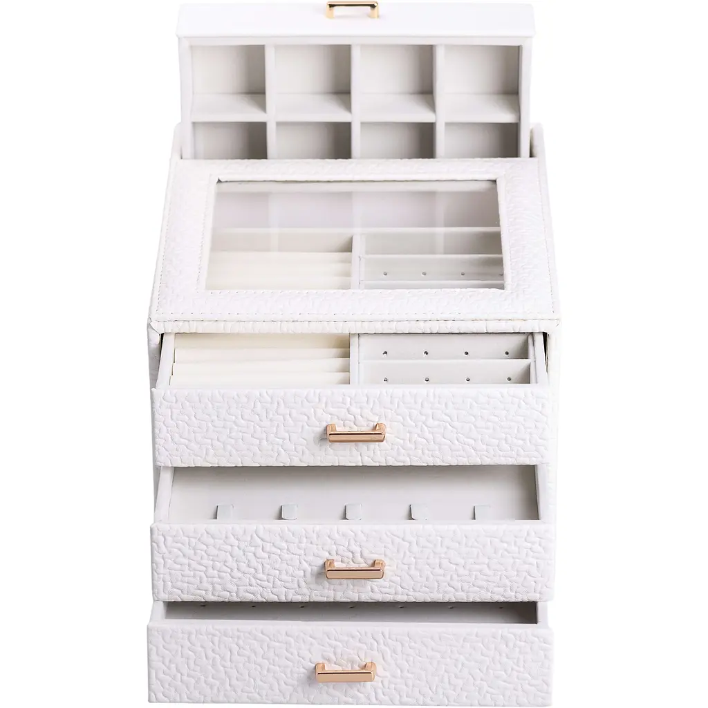 Скринька-комод Yiwu для прикрас 23x20x15 см біла HP-5-16W - фото 8