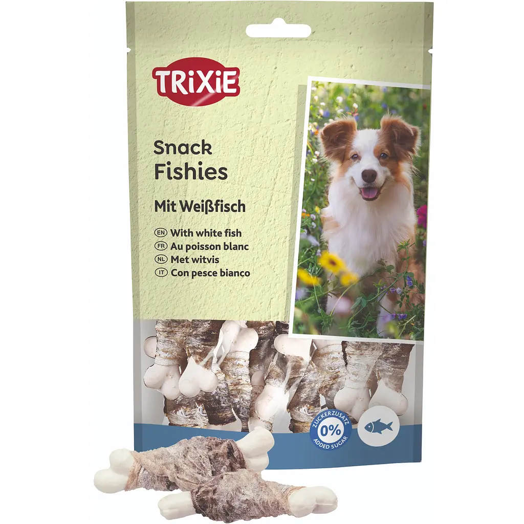 Ласощі для собак Trixie Premio Fishies кісточка з рибою 100 г - фото 2