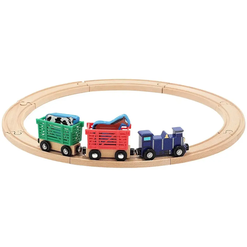 Дерев'яний ігровий набір Melissa&Doug Потяг з тваринами (MD10644)