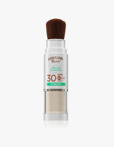 Сонцезахисна водонепроникна пудра SPF 30 Hawaiian Tropic Mineral Protection Powder Brush