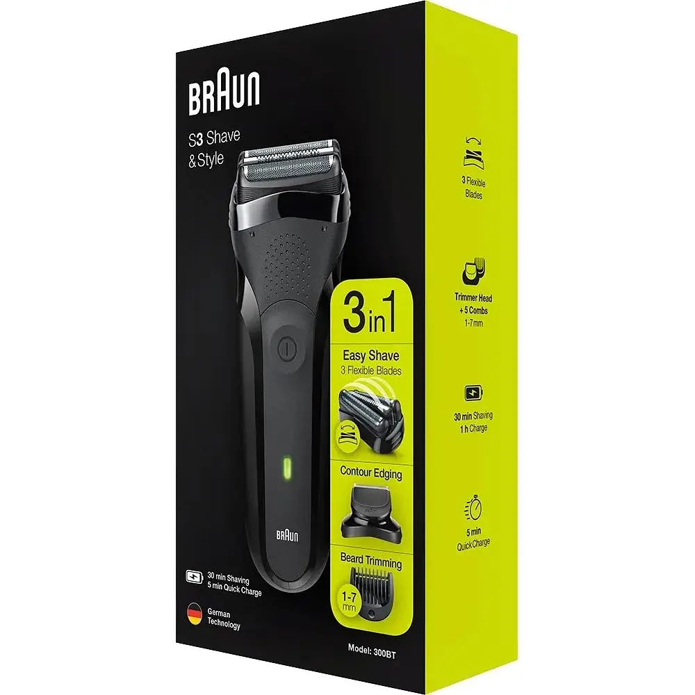 Електробритва Braun Series 3 300BT Black/Black - фото 6