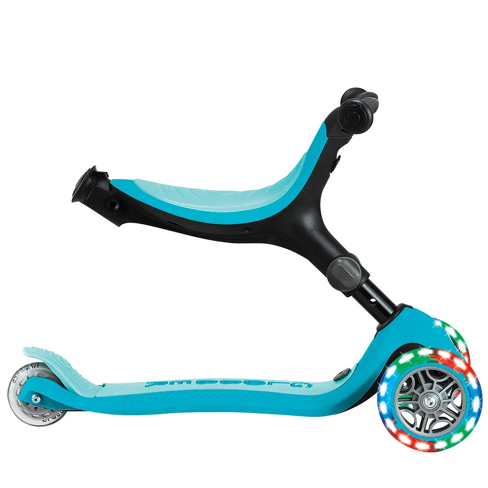 Самокат Globber Go Up Active Lights 360 колеса светятся до 20/50кг от 1 года голубой (749-300) - фото 8