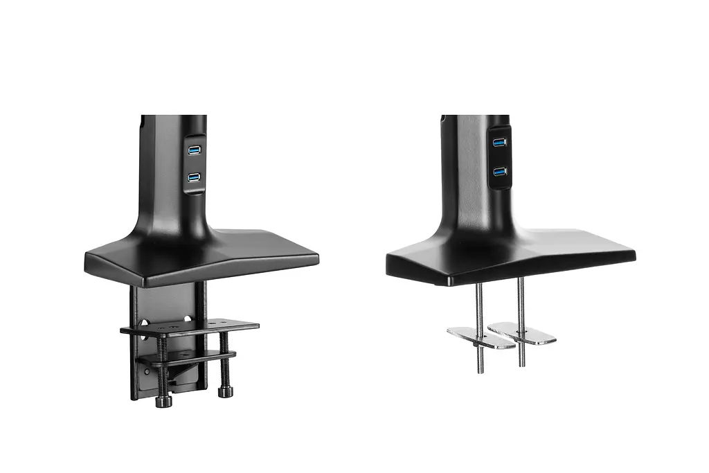Кронштейн настільний для монітора 17-43 дюйми, 2xUSB 3.0 2E 1MCBUSB - фото 3