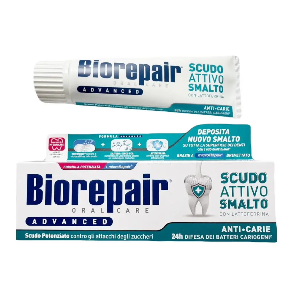 Зубна паста Ідеальний захист PRO Scudo Attivo Biorepair 75 мл - фото 2