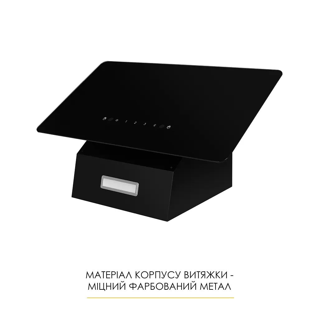 Витяжка декоративна похила WEILOR AURA WDS 53 BLACK - фото 8